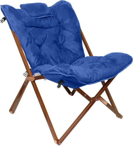 Zenithen Silla plegable de mariposa de madera portátil para interiores, perfecta para leer, estudiar, jugar, adecuada para dormitorios, dormitorios