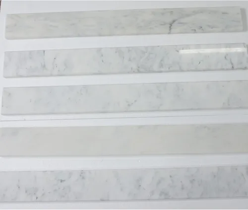 Miniatura 2 de Sillas italianas de mármol pulido Bianco Carrara