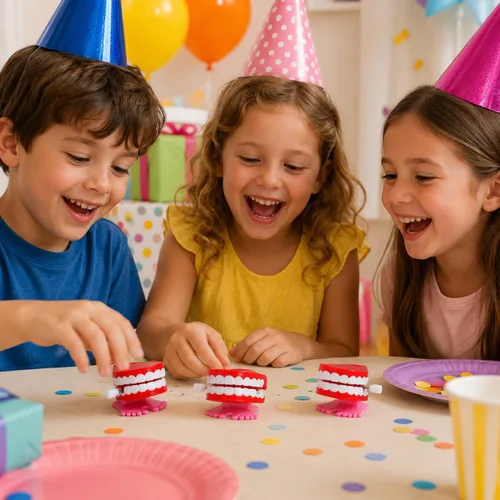 Miniatura 5 de The Dreidel Company Juguetes de dientes que muerden y parlotean los dientes para niños, recuerdos de fiesta de cumpleaños, regalos novedosos