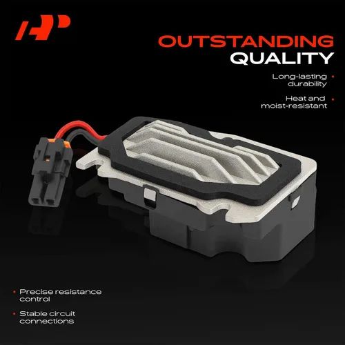 Miniatura 6 de A-Premium Resistencia del motor del soplador de calentador HVAC compatible con vehículos Buick, Chevy, Oldsmobile y Pontiac - Century, Regal