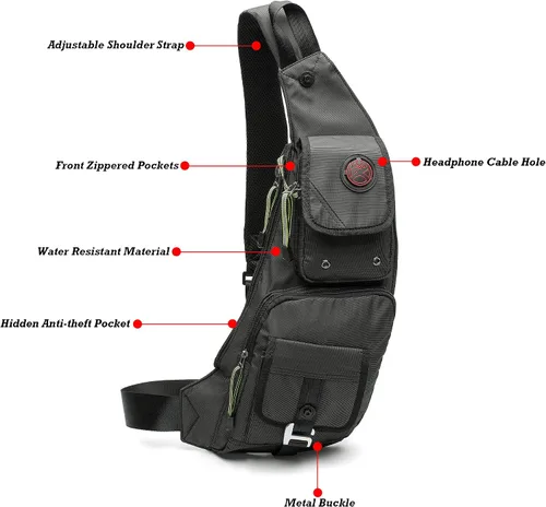 Miniatura 4 de Nicgid Sling Bag - Mochila bandolera para hombre