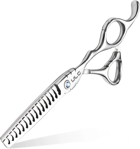 Miniatura 11 de ULG Tijeras profesionales de adelgazamiento con peine – 6.5 pulgadas de acero inoxidable japonés texturizante y tijeras de corte de pelo para salón
