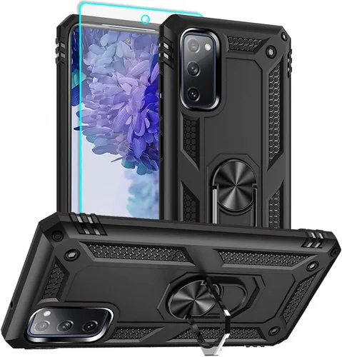 Miniatura 10 de Funda de Teléfono Compatible para Galaxy S20 FE con Protector de Pantalla HD, [Grado Militar Probada en Caídas de 16 pies] Funda de Teléfono Funda