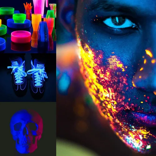 Miniatura 5 de Barra de luz LED negra, tubo de luz negra UV USB de 10 W, 1 pie, suministros de fiesta que brillan en la oscuridad para decoraciones de Halloween
