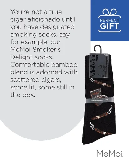 Miniatura 18 de MeMoi Smoker's Delight Cigar Rayan Blend - Calcetines para hombre