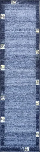 Miniatura 25 de Unique Loom Del Mar Collection - Alfombra de área Sarah (2' 2" x 3' 1", rectangular, azul claro/azul)