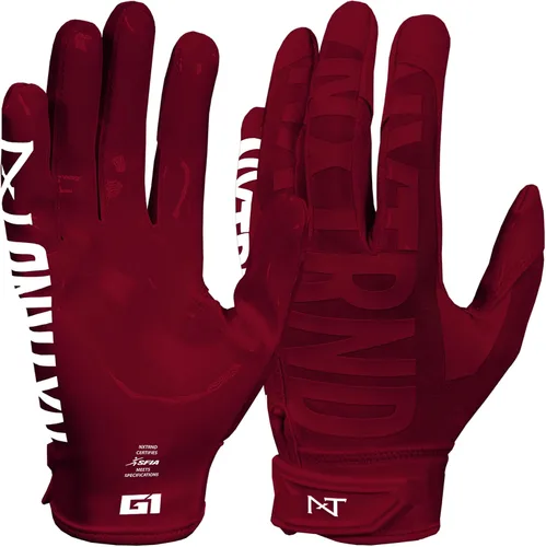 Miniatura 11 de Nxtrnd G1 Pro - Guantes de fútbol americano para hombre, guantes de receptor pegajosos para adultos