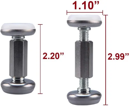 Miniatura 3 de LIFKOME 4 unids estabilizador anticolisión cabecera fijador cama anti sacudidas herramienta cabecera soporte de pared anti temblor cabecera tapón