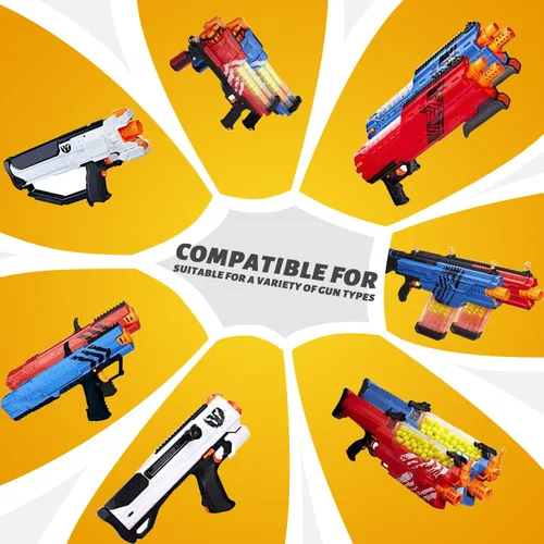 Miniatura 5 de EKIND - Bolas de munición de repuesto a granel de 50 rondas compatibles con Nerf Rival Blaster Series
