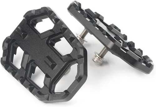 Miniatura 2 de Zhisheng - Estriberas anchas para motocicleta, reposapiés, pedal negro para Kawasaki para Versys-X300 17-18, para Versys 650 para Versys 1000 15-19