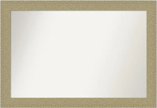 Miniatura 9 de Amanti Art Espejo de pared personalizado no biselado (24.25 x 24.25 pulgadas), marco dorado de mosaico, varios tamaños personalizados, espejo