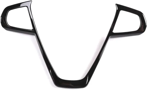 Miniatura 7 de Cubierta del marco del volante de automóvil ABS para BMW Serie 3 Serie 5 Serie 7 Serie 6 GT X3 X5 X7 G01 G05 G07 G20 G30 G11 Luxury 2019-2020 Negro