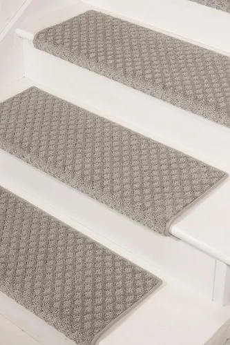 Miniatura 13 de Oak Valley Designs™ Peldaños de Alfombra con Borde Redondeado Bullnose - Alfombras Antideslizantes para Escaleras Interiores de Madera