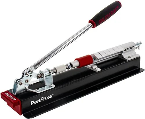 Milescraft 4701 Pen Press – Une bolígrafos torneados y proyectos – Diseño avanzado con resorte que mantiene la pieza de trabajo en su lugar y ajusta