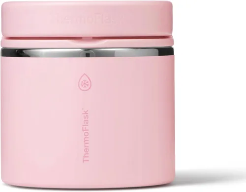 Miniatura 14 de ThermoFlask - Frasco de comida aislado de doble pared de 12 onzas, Rosa Arenisca