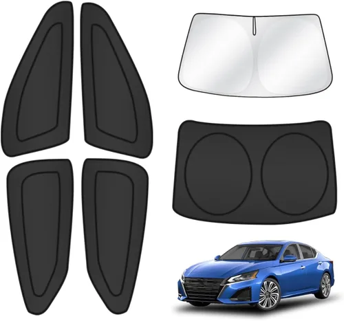 Miniatura 111 de T TGBROS Parasol para parabrisas para Honda Civic 2022-2025 2026, parasol grueso con bloqueo UV y opaca, para privacidad, plegables, 8 accesorios