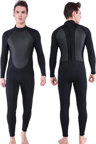 Miniatura 8 de FLEXEL Traje de neopreno de cuerpo completo de una pieza para mujeres y hombres de 0.118 in, 3/0.079 in, 5/0.157 in, trajes de baño térmicos en agua