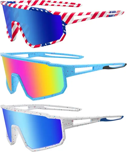 Miniatura 11 de Gafas de sol deportivas polarizadas, protección UV400, para exteriores, para hombres, mujeres, jóvenes, béisbol, ciclismo, correr, conducir, golf