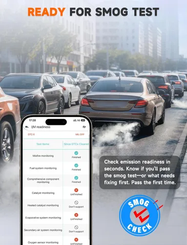 Miniatura 5 de AUTOPHIX Escáner OBD2 3210 para aficionados al bricolaje: arregla la luz del motor de verificación y pasa la prueba de humo en casa, lector