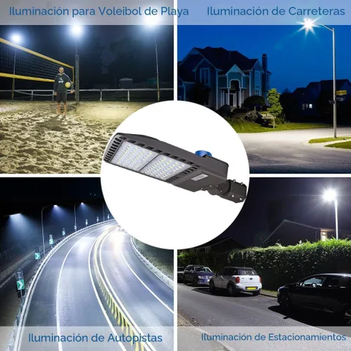 Miniatura 6 de ledmo Paquete de 3 luces LED de estacionamiento con fotocélula deslizante Fitter 26000lm al aire libre del atardecer al amanecer, caja de zapatos