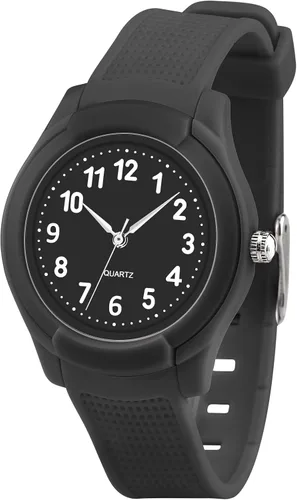 PROKING Kids Watch Analog for Boys Girls,Children Toddler Waterproof Learning Time Wrist Watch with Soft Strap Time Teacher Watches for Kids Girls