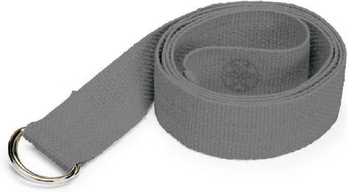 Gaiam - Correa de yoga premium con banda elástica atlética y hebilla de anillo en D de metal ajustable | Estiramiento para ejercicios y fitness para