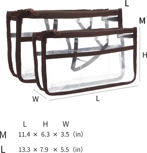 Miniatura 60 de Bolso de mano estilo cartera de Vercord para mujer con organizador incorporado, estampado bien definido, con manijas y cremallera, tamaño 2