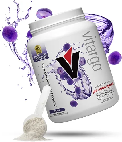 Vitargo Polvo de carbohidratos | Alimenta glucógeno muscular 2 veces más rápido | 4.4 libras de uva antes del entrenamiento y después del