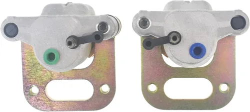 Miniatura 2 de Pinza de freno delantera izquierda derecha con pastillas de repuesto para Polaris 400L Big Boss 350L 400L 500 Diesel Magnum Sportsman Trail Boss