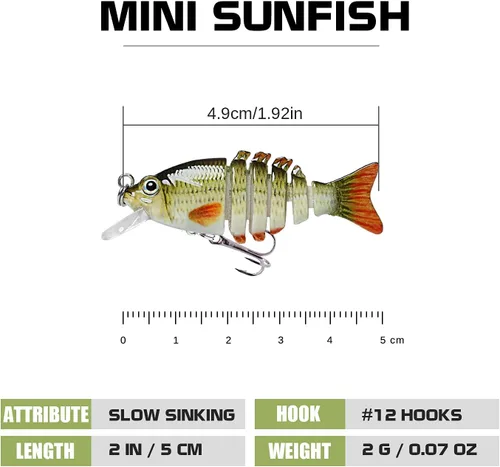 Miniatura 2 de TRUSCEND Swimmax - Señuelos de pesca realistas para agua salada y agua dulce, para trucha lucioperca, lucio, salmón azul, cebo, pesca de lubina