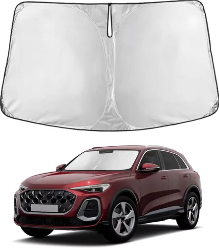 Miniatura 250 de Econour Parasol para parabrisas compatible con Honda Civic 2016-2021, protector de parasol plegable para ventana, bloquea los rayos UV y mantiene tu