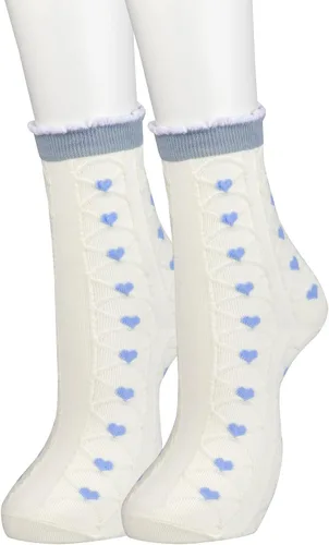 Miniatura 9 de AFADER Calcetines coloridos para mujer, diseño de flores, divertidos, casuales, talla 6-10