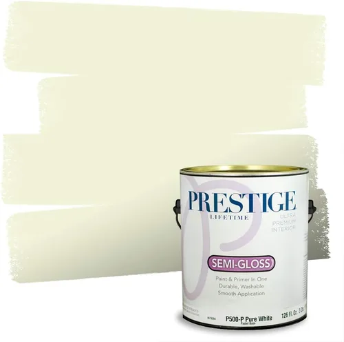 Miniatura 8 de PRESTIGE Pinturas Pintura interior e imprimación en uno, 1 galón, cáscara de huevo, aventura