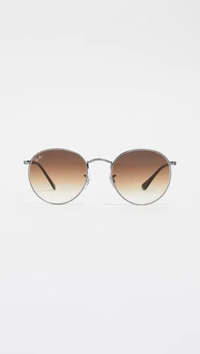 Miniatura 2 de Ray-Ban - Lentes de sol de metal Rb3447n, redondos, con lentes planas