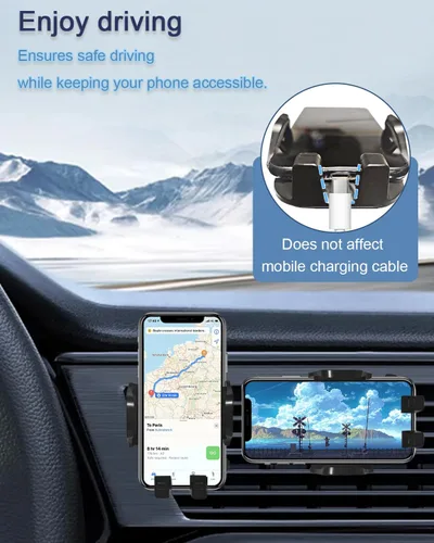 Miniatura 6 de oricarmes Soporte para teléfono Mazda CX-5, ajuste personalizado 2017-presente, compatible con todos los teléfonos celulares