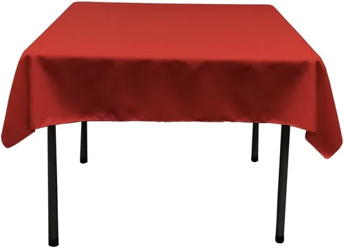 Miniatura 82 de LA Linen. Mantel cuadrado de popelina de poliéster