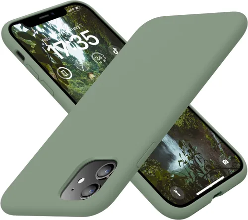 Miniatura 11 de Funda compatible con iPhone 11, silicona [forro de microfibra suave antiarañazos] [delgada a prueba de golpes] Funda mejorada para teléfono 11