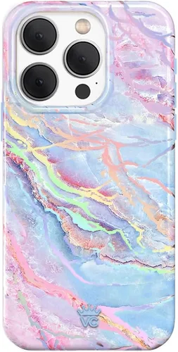 Miniatura 96 de VELVET CAVIAR Funda para iPhone 15 Pro, compatible con MagSafe, probada en caídas de 10 pies, con purpurina Galaxy Purpurina (Galaxy glitter)