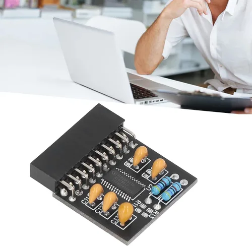 Miniatura 2 de Módulo de seguridad TPM 2.0 Plataforma confiable de 20 pines para cifrado de placa base de PC y protección de seguridad del sistema