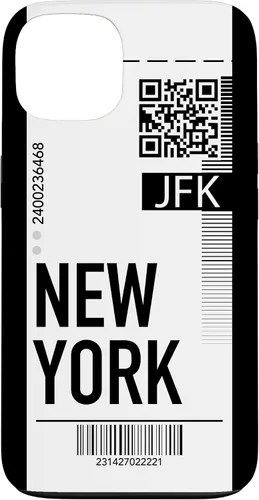 Miniatura 7 de Funda para iPhone 13 Pro Max New York Air Flight Ticket Phone Case
