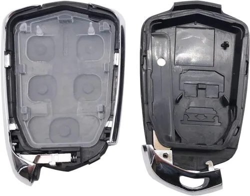 Miniatura 6 de Funda de repuesto para llavero de 5 botones para Cadillac Escalade 2015-2019, CTS, SRX, XT4, XT5, ATS, STS y XD6 CT6 XT5 sin llave, llavero remoto