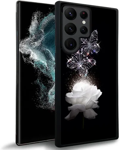 Miniatura 2 de ZHEGAILIAN Funda compatible con Samsung Galaxy S22 Ultra, funda protectora de TPU suave antideslizante a prueba de golpes compatible con Samsung