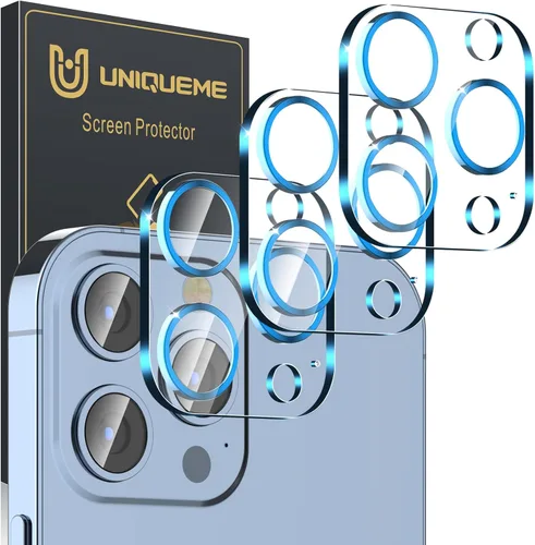 Miniatura 62 de UniqueMe para Paquete de 3 Protectores de Lente de Cámara para iPhone 15 Pro/iPhone 15 Pro Max, [Protección contra Caídas] [Compatible con Fundas]