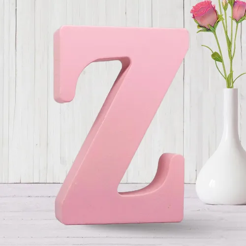 Miniatura 27 de AOCEAN Letras de madera rosa de 6 pulgadas sin terminar Letras de madera para pared MAGA Letras de madera decorativas de pie Tablero de letras