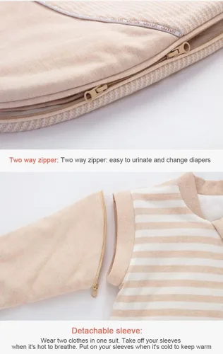 Miniatura 3 de Babyah 3-Way Zipper Sleeping Bag Sack for Toddler Baby Girl Boy Unisex Baby Sleep Sack, Baby Sleeping Bag