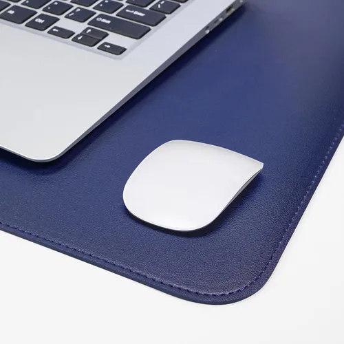 Miniatura 5 de Protector de escritorio de cuero, tapete de escritorio grande con corcho natural y cuero PU, alfombrilla para mouse, alfombrilla de escritorio