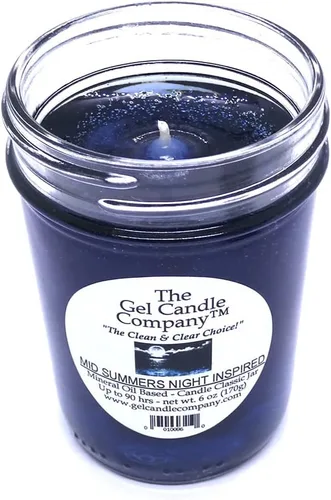 Miniatura 3 de Vela en tarro clásica inspirada en la noche de mediados de veranos con aroma a base de aceite mineral de hasta 90 horas The Gel Candle Company