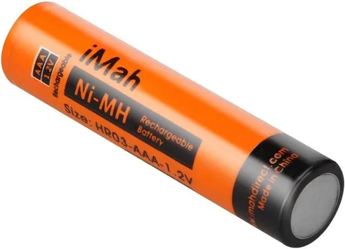 Miniatura 2 de iMah Paquete de 4 baterías recargables Ni-MH AAA de 1.2 V 750 mAh para teléfonos inalámbricos Panasonic, también compatible con BK40AAABU