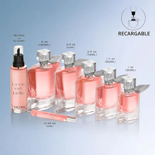 Miniatura 4 de Lancôme La Vie Est Belle Eau de Parfum - Fragancia de larga duración con notas de iris, pachulí terroso, vainilla cálida y azúcar hilado, perfume