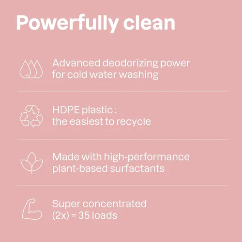 Miniatura 4 de ATTITUDE Detergente para la ropa de bebé, Verificado por EWG, Fórmula a base de plantas y minerales, Compatible con lavadoras de alta eficiencia